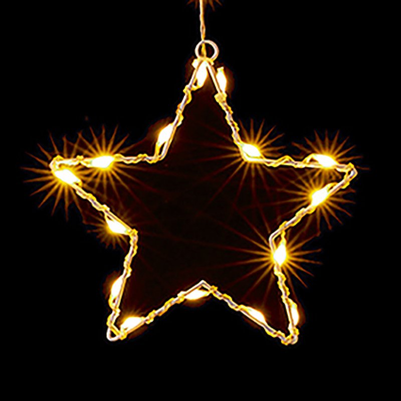 Premier 1.2m x 1.2m Warm White LED Star Curtain Light